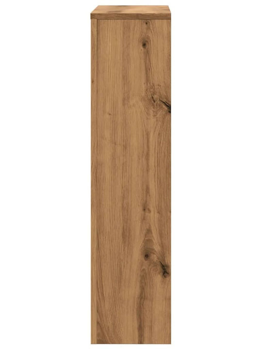 vidaXL Brown Particleboard Radiator Cover 78x20x82cm