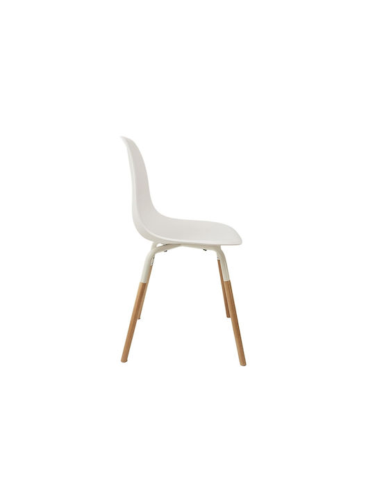 Phenix Dining Room Polypropylene Chair White 55x65x79.5cm