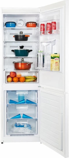 Heinner Kühl-Gefrierkombination 295Es NoFrost H186xB60xT59.5cm. Weiß HCNF-V291WDE++