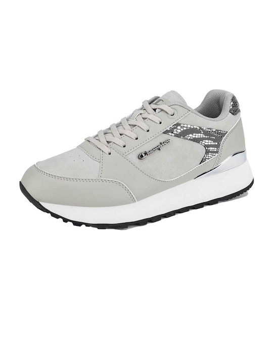 Champion Platform Damen Sneakers Gray