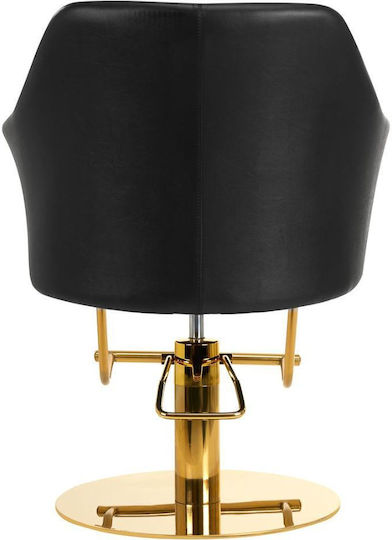 Barber Equipment Barber Hair Salon & Spa Chair Black with Adjustable Height and Hydraulic Lifting