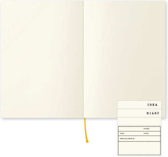 Notebook 176 Sheets A5 with Blank Pages Multicolour