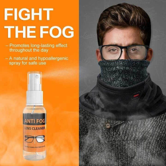 Maliton Gw006 Eyewear Cleaner Anti-Fog with Microfibers 30ml