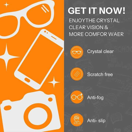 Maliton Gw006 Eyewear Cleaner Anti-Fog with Microfibers 30ml