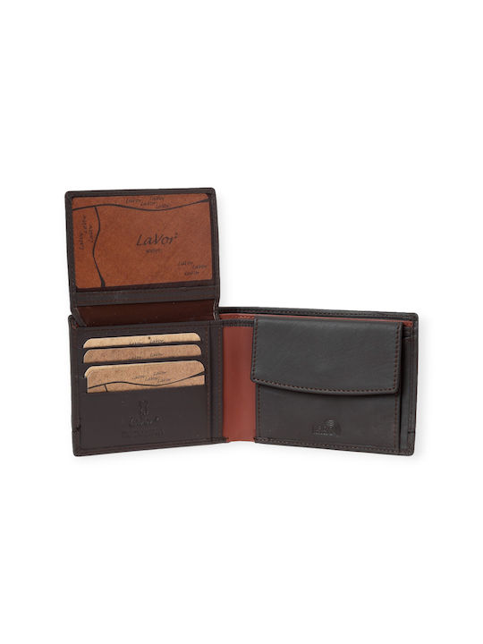 Lavor Men's Leather Wallet with RFID Brown