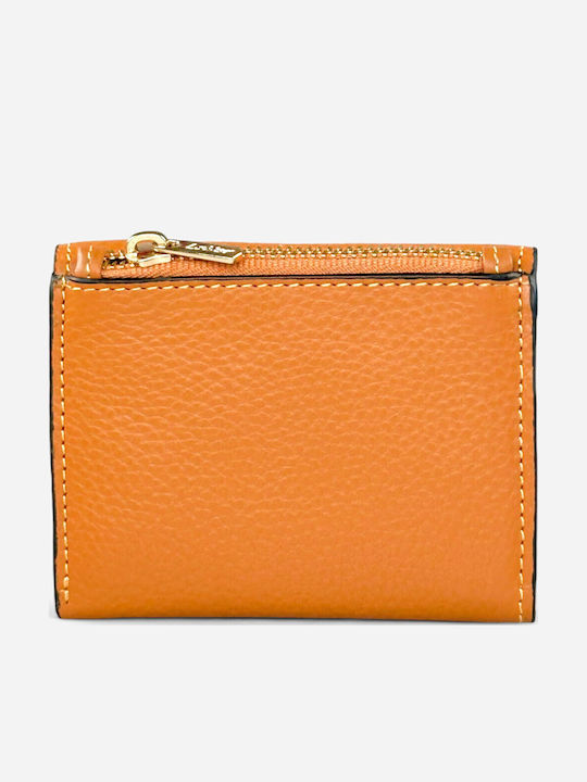 Small Leather Women's Wallet Classic with RFID Tabac Brown