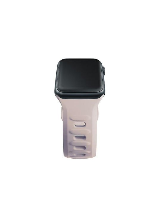 3MK Armband Silikon mit Pin Rosa (Apple Watch 44/45/46mm/Ultra 49mm)