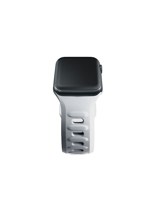 3MK Armband Silikon mit Pin Weiß (Apple Watch 38/40/41/42mm)