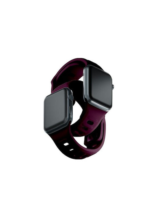 3MK Armband Silikon mit Pin Lila (Apple Watch 38/40/41/42mm)