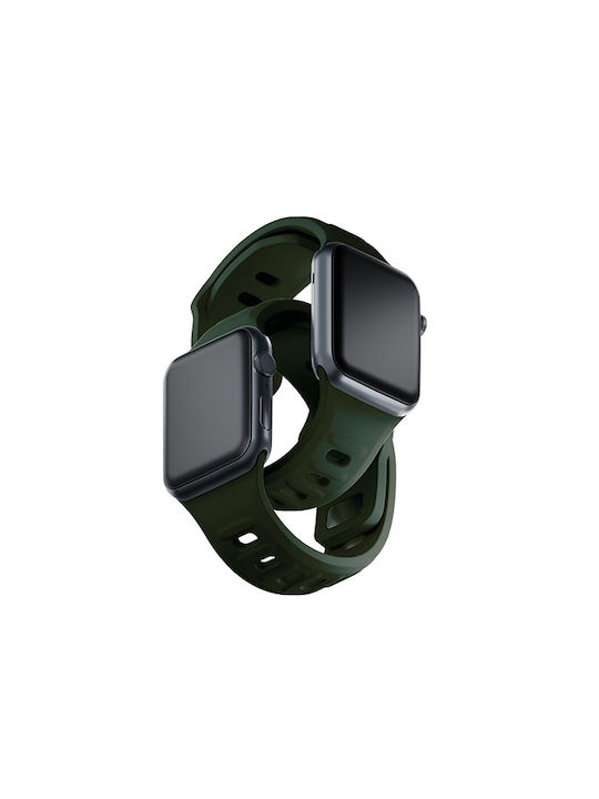 3MK Λουράκι Σιλικόνης Πράσινο (Apple Watch 38/40/41mm)