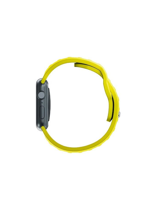 3MK Strap Silicone with Pin Yellow (Apple Watch 38/40/41/42mm)