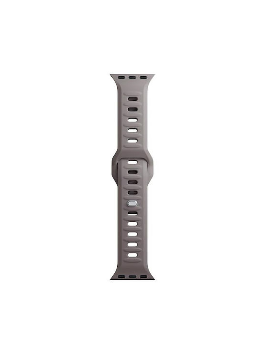 3MK Λουράκι Σιλικόνης με Pin Καφέ (Apple Watch 44/45/46mm/Ultra 49mm)