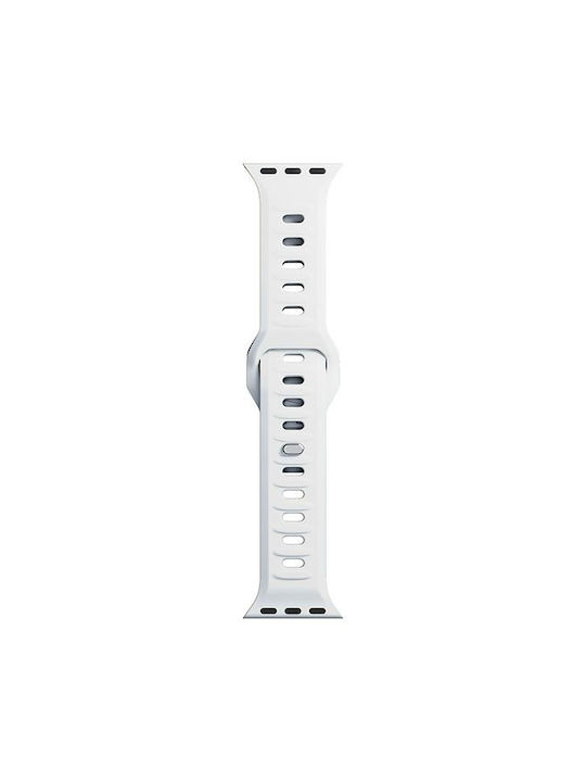 3MK Armband Silikon mit Pin Weiß (Apple Watch 38/40/41/42mm)