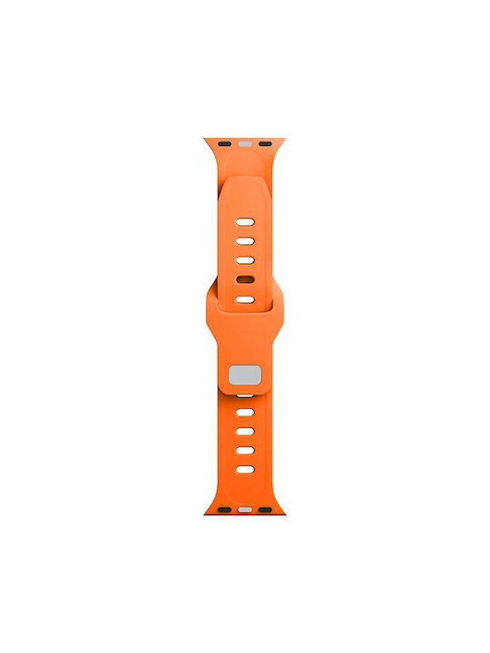 3MK Curea Silicon cu Pin Portocaliu (Apple Watch 38/40/41/42mm)