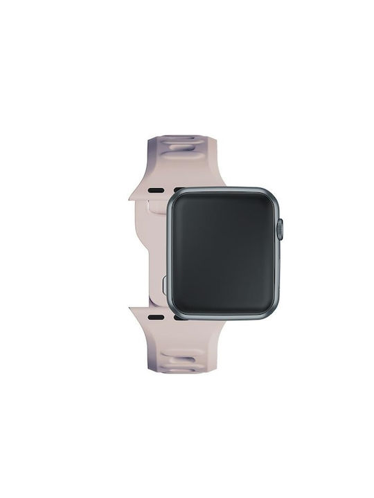 3MK Armband Silikon mit Pin Rosa (Apple Watch 44/45/46mm/Ultra 49mm)