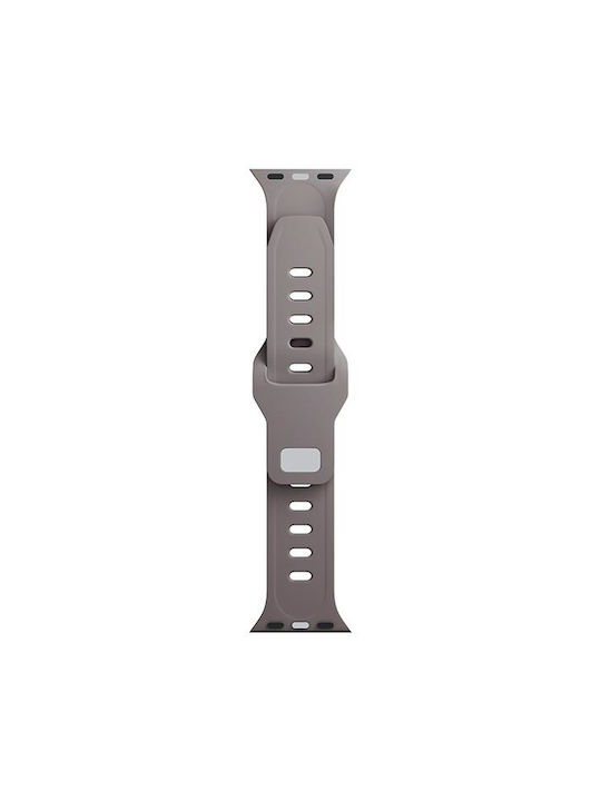 3MK Каишка Силикон с Pin Кафяв (Apple Watch 38/40/41/42mm)