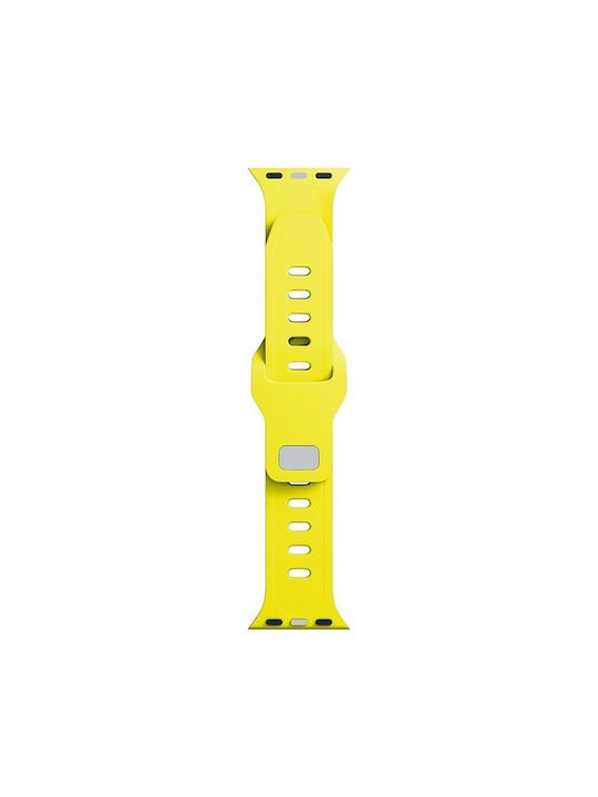 3MK Strap Silicone with Pin Yellow (Apple Watch 38/40/41/42mm)