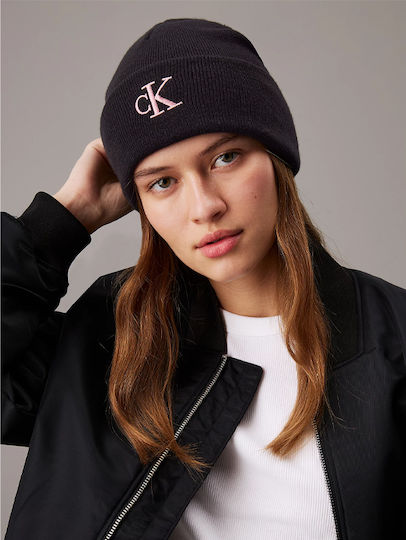 Beanie Ανδρικός Σκούφος Πλεκτός σε Μαύρο χρώμα