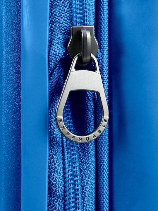 Bg Berlin Expandable Βαλίτσα Ταξιδίου Καμπίνας Σκληρή Soda Blue με 4 Ρόδες Ύψους 54εκ.