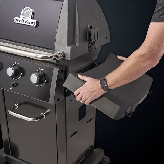 Broil King Royal 320 Shadow Grătar pe gaz Din fontă Grătar 56bucx38buccm cu 3 buc 8.8kW