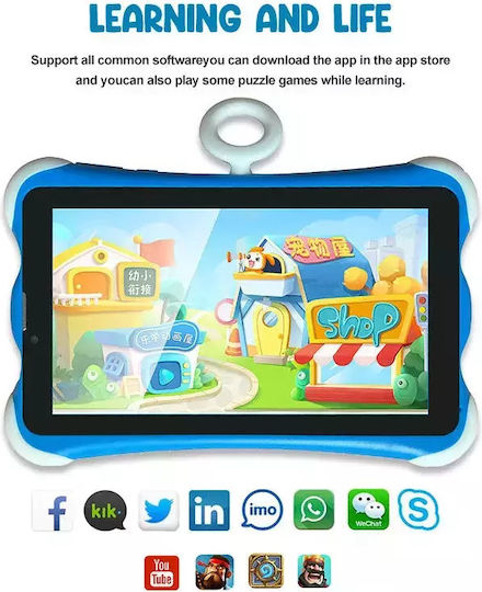 Nubi Wintouch K712 7" Tablet (2GB/16GB) Μπλε