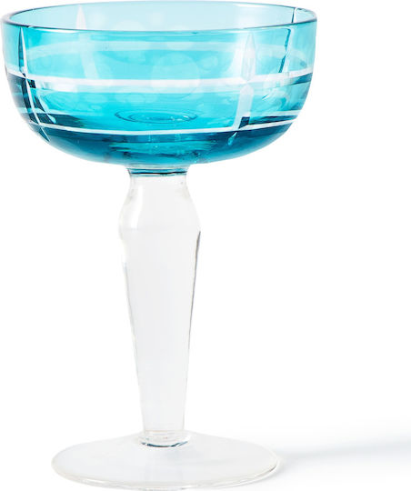 Pols Potten Cuttings Champagne Glass Set / Cocktail Goblets Glass 155ml 6 Pieces