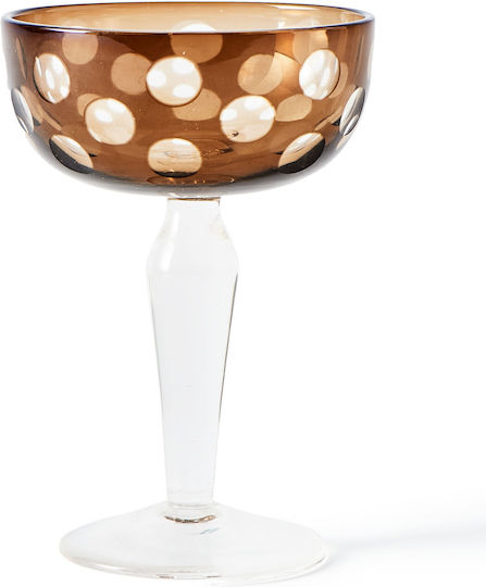 Pols Potten Cuttings Champagne Glass Set / Cocktail Goblets Glass 155ml 6 Pieces