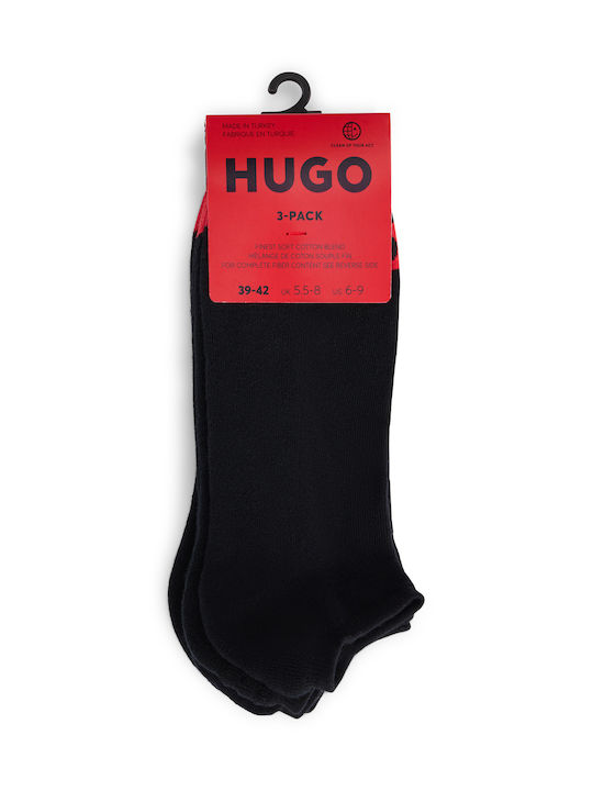 Hugo Ανδρικές Κάλτσες Μαύρο 3Pack