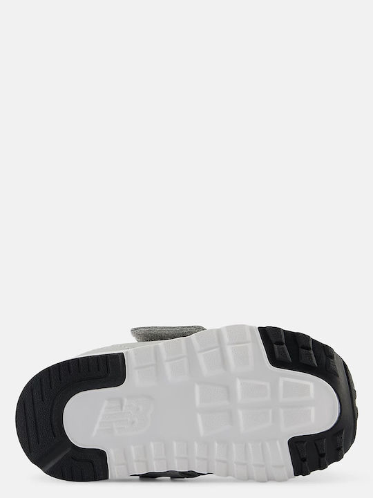 574 Hook & Loop Kids Sneakers with Scratch Gray