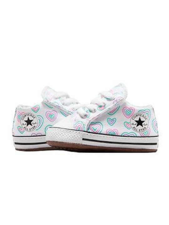 Converse Παιδικά Sneakers Hearts Λευκά