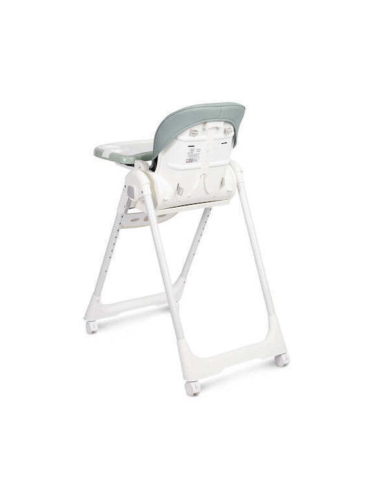 Caretero Megalo Foldable Highchair with Plastic Frame & Plastic Seat Mint