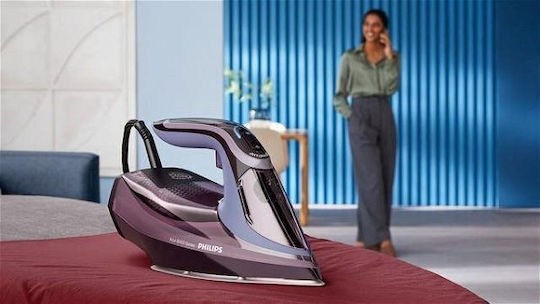 Philips Azur 8000 Steam Iron 3000W with Ceramic Plate and Continuous Steam Supply 55g/min