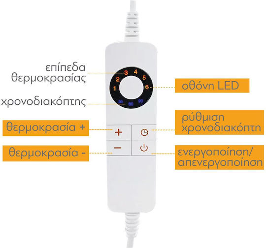 Matsuda Matsuda HP 301 Încălzitor electric Utilizare generală Gri 40x30buc