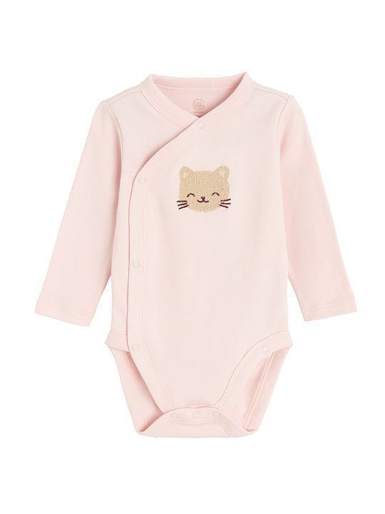 Cool Club Baby Bodysuit Set Long-Sleeved Pink 2pcs