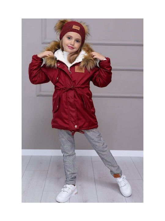 Kids Casual Jacket with Lining Red