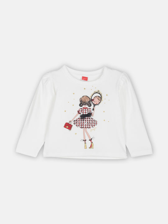 Joyce Kids Set with Skirt Winter 2pcs White