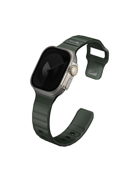 Uniq Armband Rostfreier Stahl mit Pin Grün (Apple Watch 44/45/46mm/Ultra 49mm)