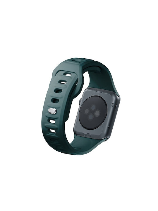 3MK Strap Silicone with Pin Green (Apple Watch 38/40/41/42mm)