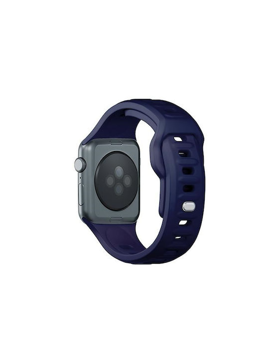 3MK Armband Silikon mit Pin Blau (Apple Watch 44/45/46mm/Ultra 49mm)