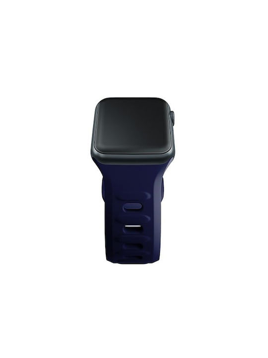 3MK Armband Silikon mit Pin Blau (Apple Watch 38/40/41/42mm)