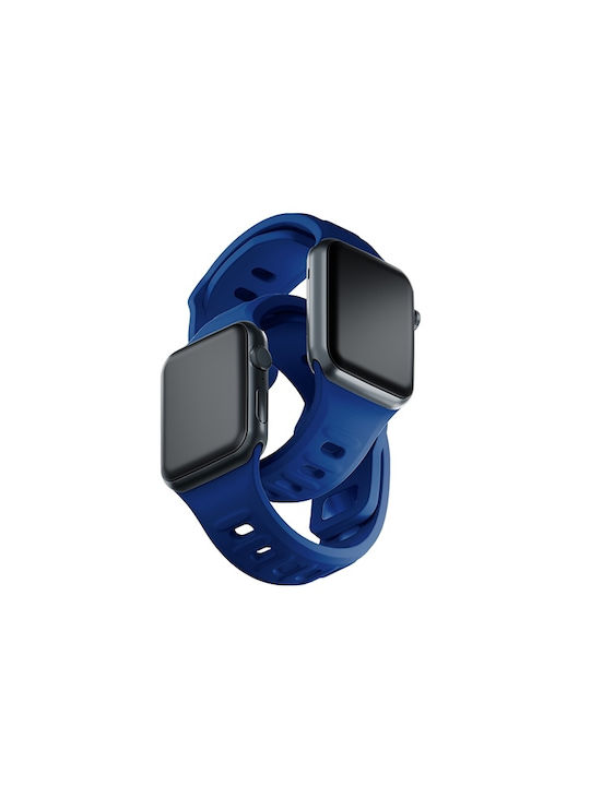 3MK Λουράκι Σιλικόνης Μπλε (Apple Watch 38/40/41mm)