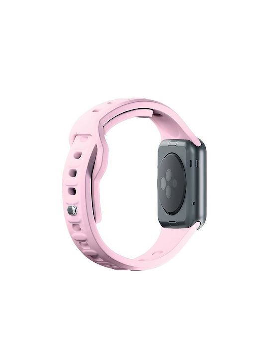 3MK Armband Silikon mit Pin Rosa (Apple Watch 38/40/41/42mm)