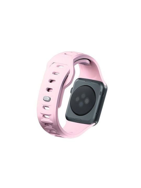 3MK Armband Silikon mit Pin Rosa (Apple Watch 38/40/41/42mm)