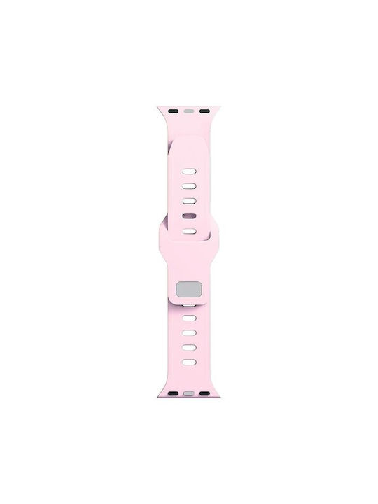 3MK Armband Silikon mit Pin Rosa (Apple Watch 38/40/41/42mm)