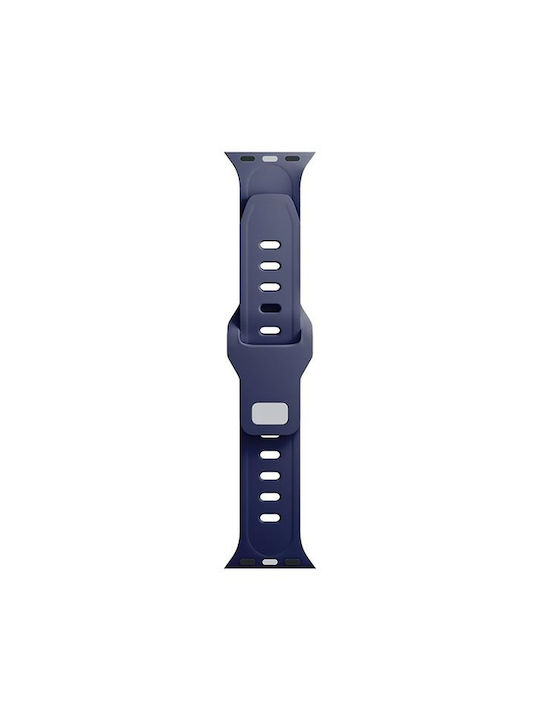 3MK Armband Silikon mit Pin Blau (Apple Watch 38/40/41/42mm)