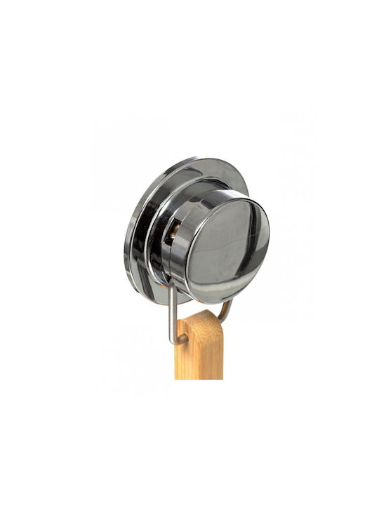 5Five Haken Badezimmer Einzeln Saugnapf ​7.2x15.9cm Braun
