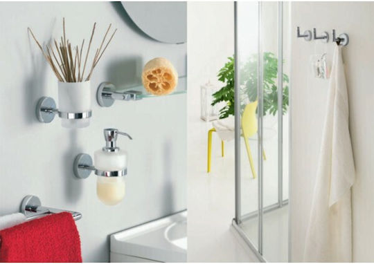 Kolossos Inda Trend Schiene Badezimmer Einzel Wandmontage Schrauben Silber