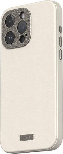 Moshi Napa Brieftasche Leder Gray (iPhone 15 Pro)