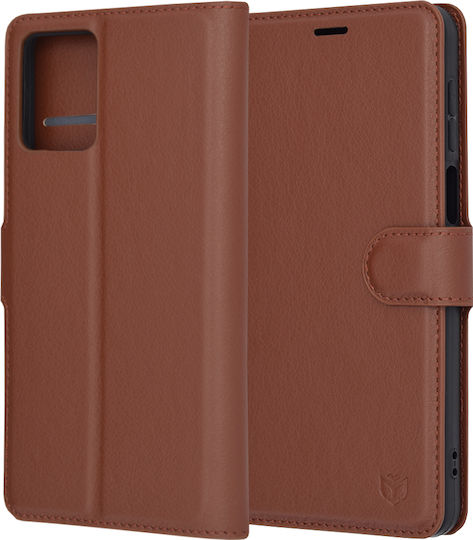 Techsuit Book Leather Brown (Moto G14)