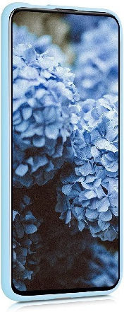 Soft Touch Back Cover Silicon Albastru deschis (Huawei P Smart Z / Honor 9X)